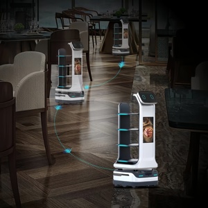 <span class=keywords><strong>Robot</strong></span> de livraison de nourriture, <span class=keywords><strong>robot</strong></span> de livraison programmable à conduite automatique, <span class=keywords><strong>robot</strong></span> <span class=keywords><strong>serveur</strong></span> pour la vente pour les restaurants - Product Image 2
