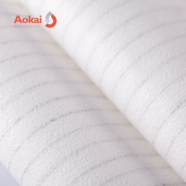Factory Direct Anti-static Non-woven Polyester Needle Felt Industrial Powder Filter Cloth AOKAI Brand