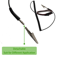 Gelang Pergelangan Tangan Elastis yang Dapat Disesuaikan Anti-statis, Kabel Grounding Antistatik, Tali Pergelangan Tangan ESD