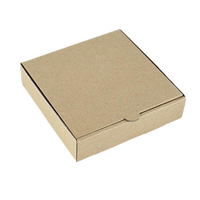 Boîte à pizza pliable en carton haute capacité 24*24*4.5cm, qualité commerciale, design personnalisé, commande en gros, emballage