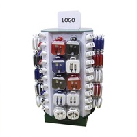 Plexiglas acrylique usb chargeur de voiture câble téléphone accessoires présentoir