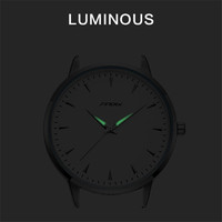 Montres à Quartz Classiques pour Hommes SINOBI Étanche à Vie PVD Plaqué Noir Produits Phares Montre Russe Prête à l'Expédition