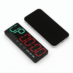 Minuteur de gym magnétique CHEETIE 1,5 pouces LED, charge rapide USB-C, Bluetooth et télécommande, horloge d'entraînement portable pour CrossFit - Product Image 2
