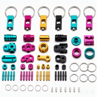 Fabricant de porte-clés personnalisés avec logo, faible MOQ, pièces métalliques usinées CNC OEM, acier inoxydable 304 316, aluminium 6061, Guangdong