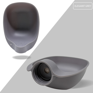 Mangkuk air hewan peliharaan pola polos luar ruangan portabel Dispenser desain Modern hadiah untuk anjing kucing hewan kecil - Product Image 1