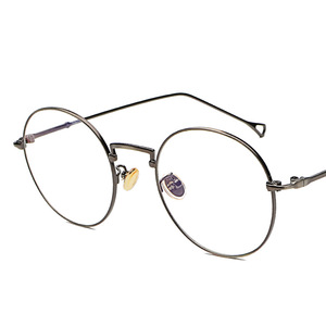 Maidis Round Metal Eyeglasses <b>Frame</b> 3352 Unisex Fashion Trend Full-<b>Frame</b> Gold Color - Product Image 2