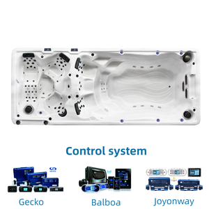 Aquaspring Balboa Control 5,8 M Whirlpool Swim Spas Venta caliente Acrílico Piscina sin fin Piscina al aire libre - Product Image 3