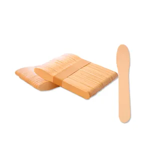 Disposable Wooden Popsicle Ice Cream Wooden Popsicle Stick Spoon With High Quality