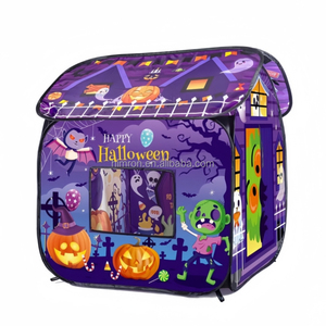 Casa de Juegos Ligera con Temática de Halloween, Plegable, Portátil, para Interiores y Exteriores, Carpa de Juegos para Niños y Niñas - Product Image 2