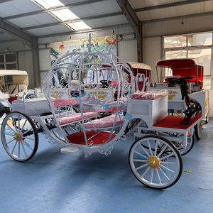 Boda de cuento de hadas en blanco y negro con la novia entrando en una soñadora carruaje de calabaza con temática de <span class=keywords><strong>Cenicienta</strong></span>, <span class=keywords><strong>completa</strong></span> con luces. - Product Image 4