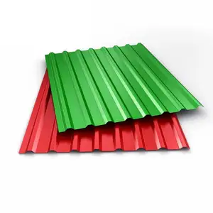 Wholesale 0.12-6mm 30-275g/m2 Cold Rolled Color Ppgi Corrugated Prepainted Galvanized Metal Roofing Sheet