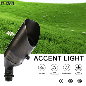 Éclairage paysager, spots de jardin, IP65, étanches, AC 12V, ampoules halogènes, extérieur, finition bronze antique RAL-8105 - Product Image 2