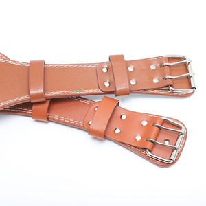 Ceinture de musculation en cuir PVC de haute qualité avec logo personnalisé pour hommes et femmes, idéale pour les squats et les soulevés de terre - Product Image 5
