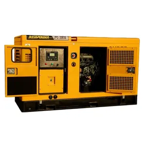 Genset 9kva Diesel cerdas Standby hingga 150kva, harga generator Las rumah daya Diesel senyap dengan mesin Inggris