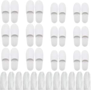 รองเท้าแตะสำหรับโรงแรม รองเท้าใส่ในบ้านแบบไม่ต้องใส่รองเท้า รองเท้าแตะสำหรับผู้หญิง ผู้ชาย รองเท้าแตะแบบใช้แล้วทิ้งสำหรับแขก หลายสี - Product Image 2