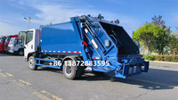 Camion Compacteur Manuel FAW 4x2, 2-10 Tonnes, Compression des Déchets Robuste, Télécommande pour Déchets Municipaux et Industriels