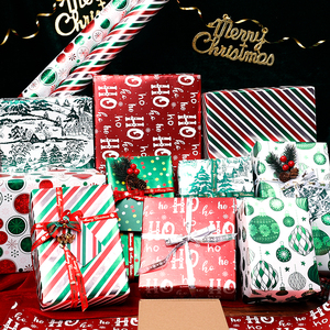Factory Gift <b>Wrapping</b> <b>Paper</b> Metallic <b>Paper</b> 43*300 cm Christmas <b>Wrapping</b> <b>Paper</b> Packaging - Product Image 2