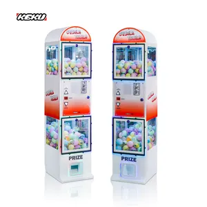 Münz betriebene billige Gashapon Gacha Gachapon Verkaufs automat Doppel deck Spielzeug Kapsel Ball Candy Toys Elektronische Geschenk maschine