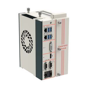 JaKange Fanless Embedded Industrial <span class=keywords><strong>Computer</strong></span> Edge Controller Din-Rail installazione per macchine utensili CNC per la visione artificiale - Product Image 4