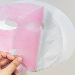 Pellicola di collagene viso solubile in acqua maschera di collagene per viso Full Face con pellicola protettiva rosa <span class=keywords><strong>Film</strong></span> di collagene solubile in acqua - Product Image 5