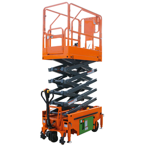 Plataforma Elevadora de Tijera Eléctrica Hidráulica, 6m de Altura Máxima, Capacidad para 2 Personas, Construcción Metálica Multisección - Product Image 2