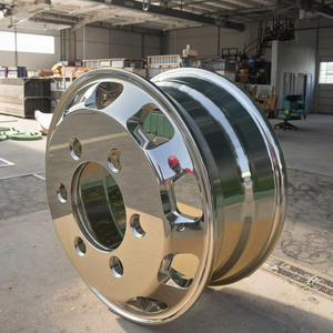Llanta de rueda de aleación de aluminio 17,5x6,00 rentable para camiones ligeros Acabado cromado para rueda de <span class=keywords><strong>autobús</strong></span> de pasajeros y camiones - Product Image 3