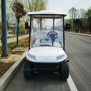 Best Selling Four-wheel Drive Electric Golf <b>Cart</b> 2 Seater with Steel Structure Customizable Lead-acid Battery and <b>Tool</b> Basket - Product Image 1