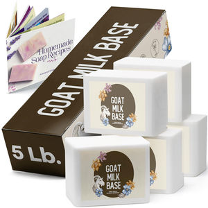 Emballage personnalisé FSC 5LB Champoo fondre et verser la base de savon au lait de chèvre avec vrac - Product Image 1