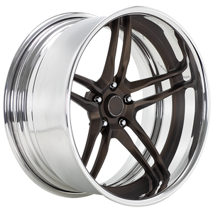 Jantes <span class=keywords><strong>en</strong></span> alliage forgées sur mesure SY-302 Billet ACCELERATOR concaves chromées <span class=keywords><strong>en</strong></span> 2 parties, 22, 24, 26, 28 pouces, à lèvres profondes, 5 ou 6 boulons - Product Image 3