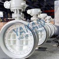 Válvula de Mariposa con Brida de Acero Inoxidable, Cuerpo 304, Disco Revestido de PTFE, Triple Offset, Alto Rendimiento, Servicio para Refinerías