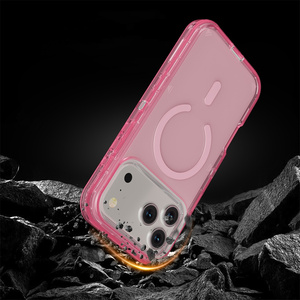 <span class=keywords><strong>Coque</strong></span> de protection <span class=keywords><strong>transparente</strong></span> 3-en-1 robuste <span class=keywords><strong>pour</strong></span> <span class=keywords><strong>iPhone</strong></span> 17 16 15 14 <span class=keywords><strong>13</strong></span> 12, compatible <span class=keywords><strong>avec</strong></span> le chargement sans fil et antichoc - Product Image 2