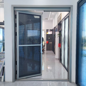 Hợp kim nhôm Bifold cửa trượt hệ thống nhà bếp PT cửa PD cửa với Swing gấp mở phong cách bệnh viện trang trí kết thúc - Product Image 4