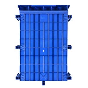 صندوق تخزين كبير مستطيل للعمل الصعب قابل للتكديس متعدد الوظائف صديق للبيئة PP & PC حقن تصميم كلاسيكي حمولة 10 كجم - Product Image 3