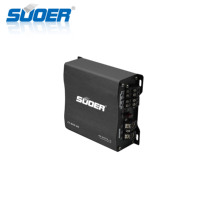 CT-600.4D-U Profesional 400W RMS Mini Ukuran Kecil 4 Kanal 12V Penguat Daya Mobil dengan Crossover Kelas D