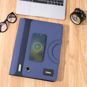 Đa chức năng xách tay A4 USB không dây sạc nhanh thư mục kinh doanh với logo sáng tạo và tùy chỉnh tài liệu lưu trữ túi - Product Image 2