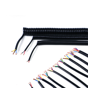 Câble spiralé électrique flexible en PVC, PU, PUR, caoutchouc, <span class=keywords><strong>2</strong></span>, 4, 5, 6, 7, 8, 9, <span class=keywords><strong>10</strong></span>, 12 conducteurs, pour machines industrielles - Product Image 3