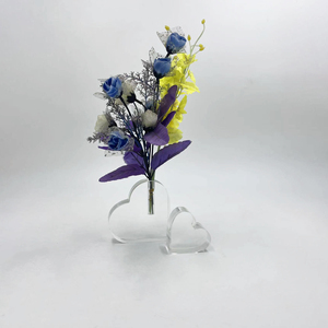 High Quality for Attractive Clear Acrylic Block Bud <b>Vase</b> Eco-Friendly Customizable Modern Home Decor - Product Image 6
