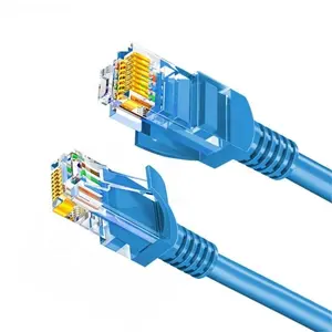 Qianli ייצור UTP FTP Cat5e Cat6 Cat6A Cat7 תיקון כבל RJ45 24AWG 26AWG חשוף נחושת PVC LSZH 1M 2M 3M 5M קורדון RJ45 Cat6a