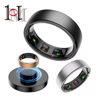 Homirn Steel Smart <strong>Ring</strong> OEM Health <strong>Fitness</strong> Tracker Temperature Blood Pressure Sleep Monitoring Intelligence Finger Wearable
