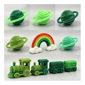 Kit de Manualidades Creativas con Alambre de Terciopelo de 8mm para Proyectos Educativos Infantiles y Decoración con Alambre de Terciopelo Colorido - Product Image 2