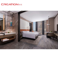 Ensemble de mobilier d'hôtel moderne de luxe 5 étoiles, mobilier sur mesure pour chambre d'hôtesse, pour projet hôtelier