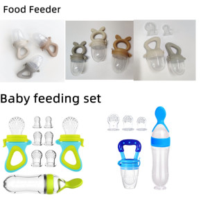 Set de Alimentación <span class=keywords><strong>para</strong></span> Bebés, Libre de BPA, con Biberón, Cuchara y Dispensador de Alimentos <span class=keywords><strong>para</strong></span> Frutas y Comida Infantil - Product Image 6