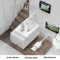 Mini fontaine d'eau submersible USB 5V Super silencieuse pour animaux de compagnie Pompe compacte fontaine d'eau pour chat de bureau avec boîte d'emballage