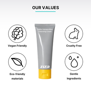 Crema de Lodo Volcánico de Azufre, Limpieza Profunda Suave, Control de Grasa, Hidratante, Fragancia Natural, Limpiador Facial - Product Image 3