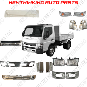 Calandre large noire et chromée de haute qualité pour <span class=keywords><strong>Mitsubishi</strong></span> <span class=keywords><strong>Fuso</strong></span> <span class=keywords><strong>Canter</strong></span> 2010, pièces de carrosserie de camion, camions japonais et nouveau modèle - Product Image 5