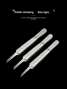 คีมผ่าตัดพลาสติกทางการแพทย์ คีมจับเนื้อเยื่อ คีมจักษุ คีมไมโคร คีมผ่าตัดตาสองชั้น คีมหยัก - Product Image 3