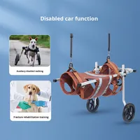 Fauteuil roulant personnalisé pour chien de grande taille, pour la mobilité des pattes arrière, la rééducation aux blessures et la réadaptation après fracture, aide à la marche en voiture