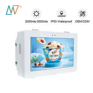 Sunlight Readable 22 Inch 1200 Nits Outdoor Open Frame 12V Lcd Led Monitor Waterproof Ip65