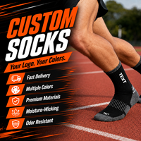 Chaussettes de sport personnalisées avec logo OEM pour hommes, chaussettes de course, de cyclisme, d'athlétisme, chaussettes de basketball personnalisées avec logo