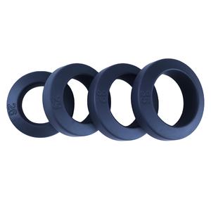 Hot Set di 4 pz anello di rubinetto durevole con diverse dimensioni di Silicone liquido pene anello maschio ritardo eiaculazione giocattoli del sesso per gli uomini adulti - Product Image 6